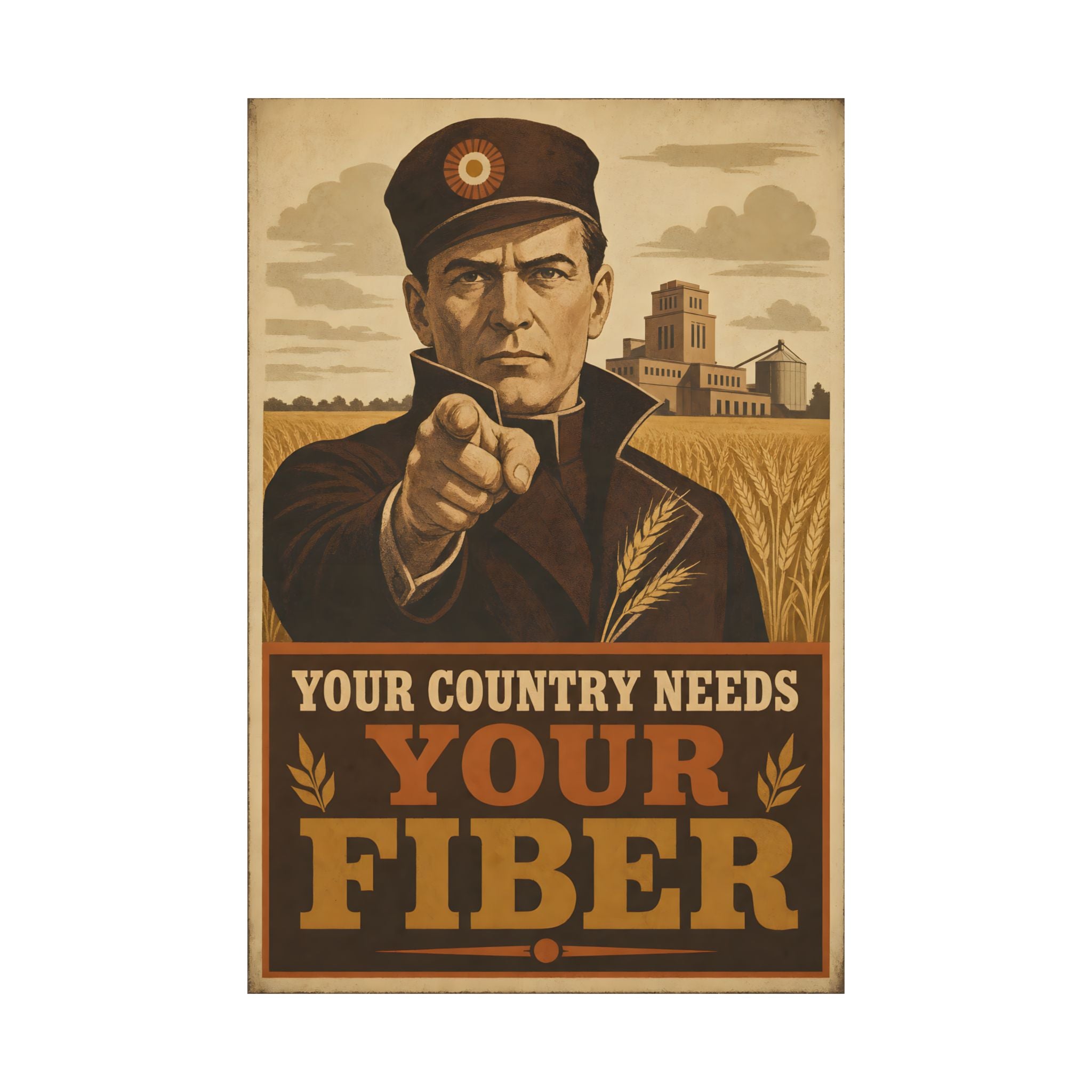 Poster No. 108-B — Your Country Needs Your Fiber