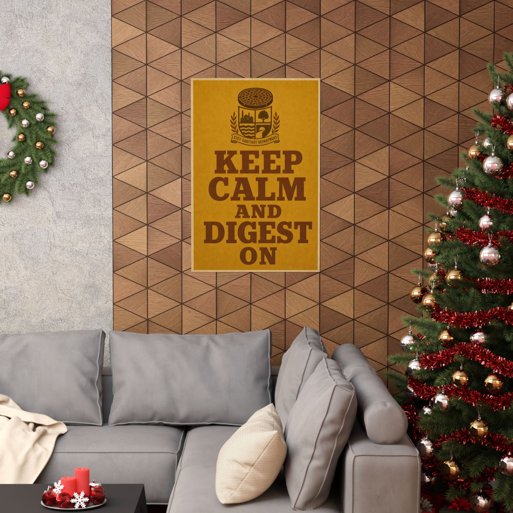 Poster No. 7 — Keep Calm and Digest On