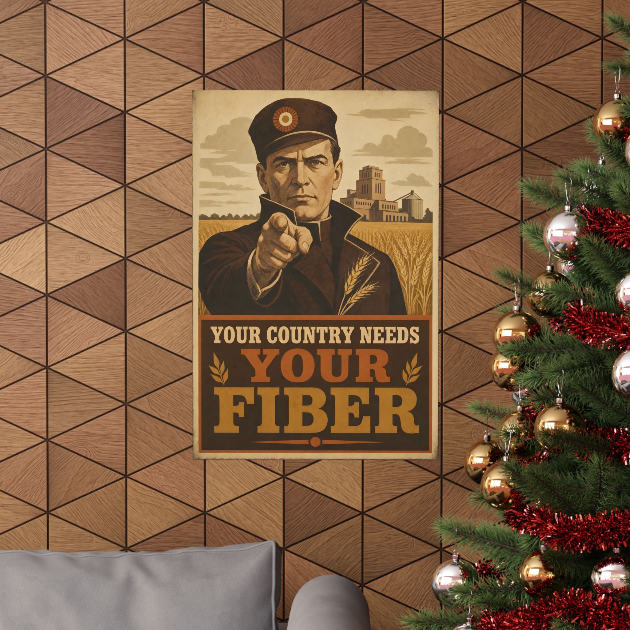 Poster No. 108-B — Your Country Needs Your Fiber