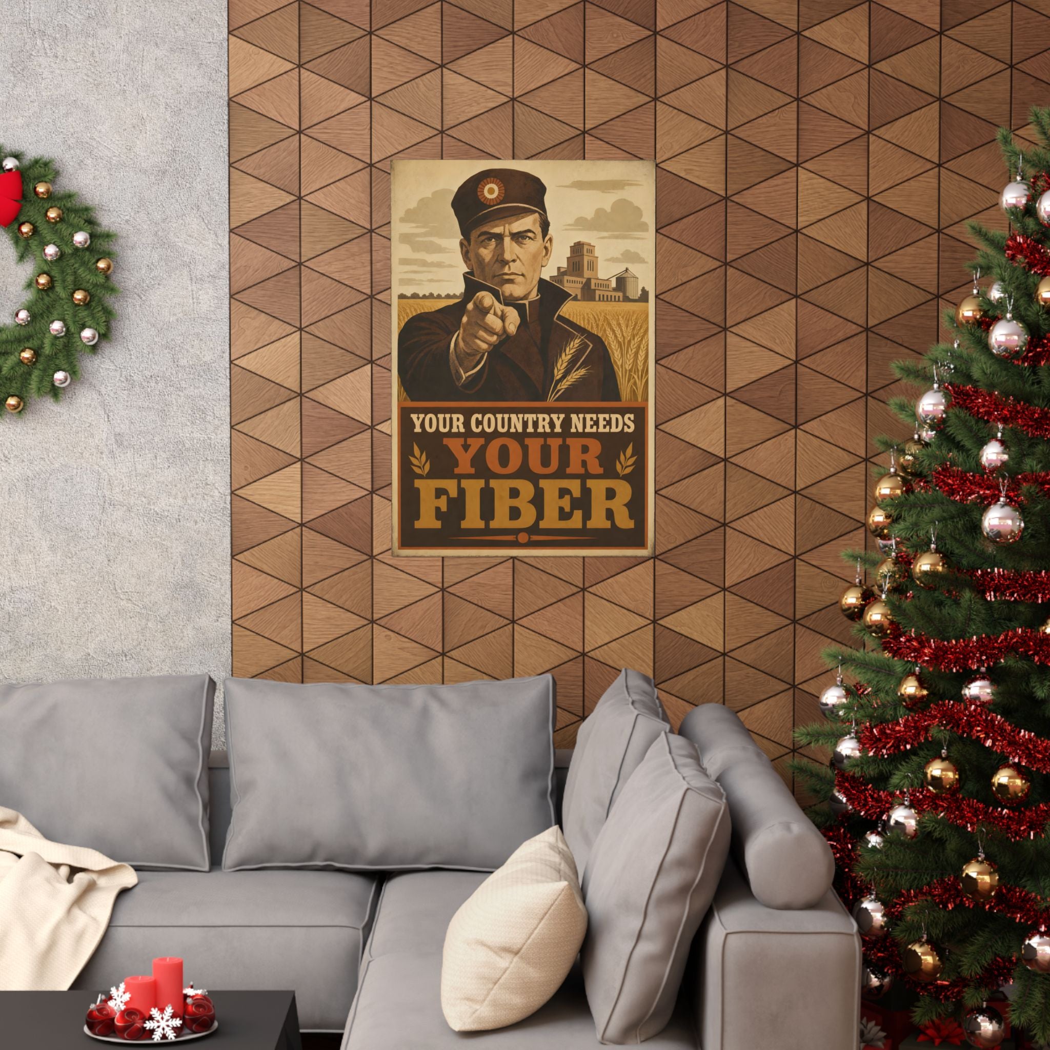 Poster No. 108-B — Your Country Needs Your Fiber