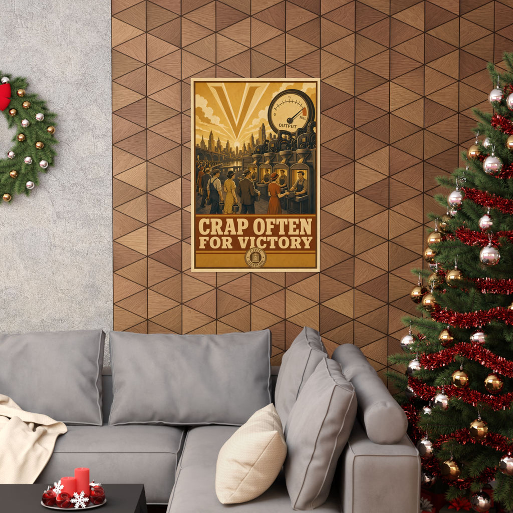 Poster No. 45 — Crap Often For Victory