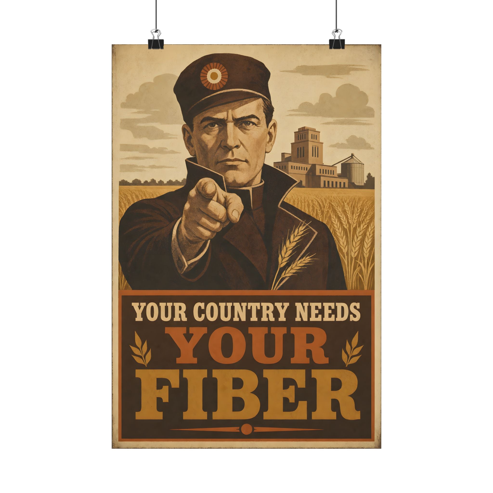 Poster No. 108-B — Your Country Needs Your Fiber