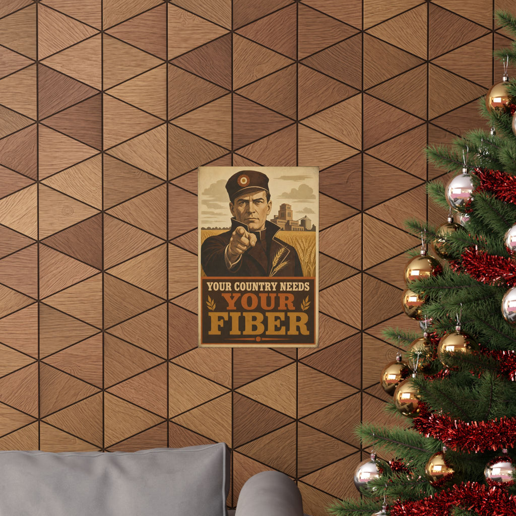 Poster No. 108-B — Your Country Needs Your Fiber