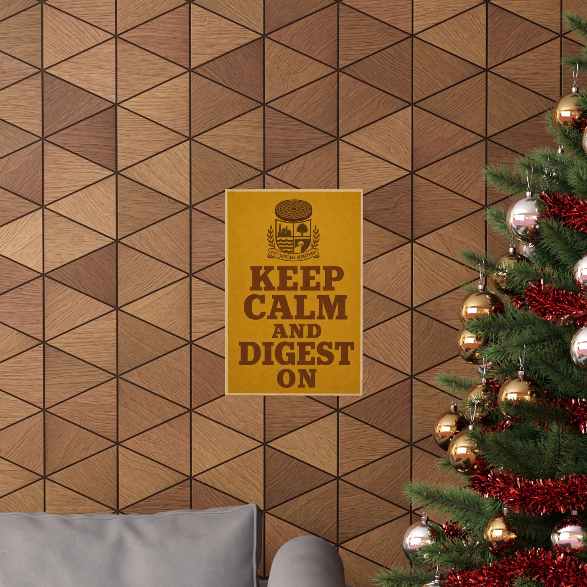 Poster No. 7 — Keep Calm and Digest On