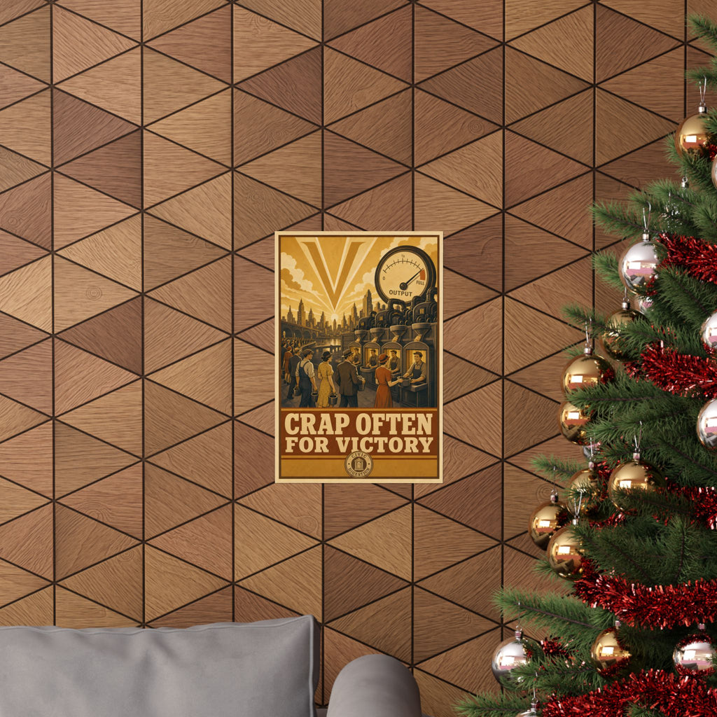 Poster No. 45 — Crap Often For Victory