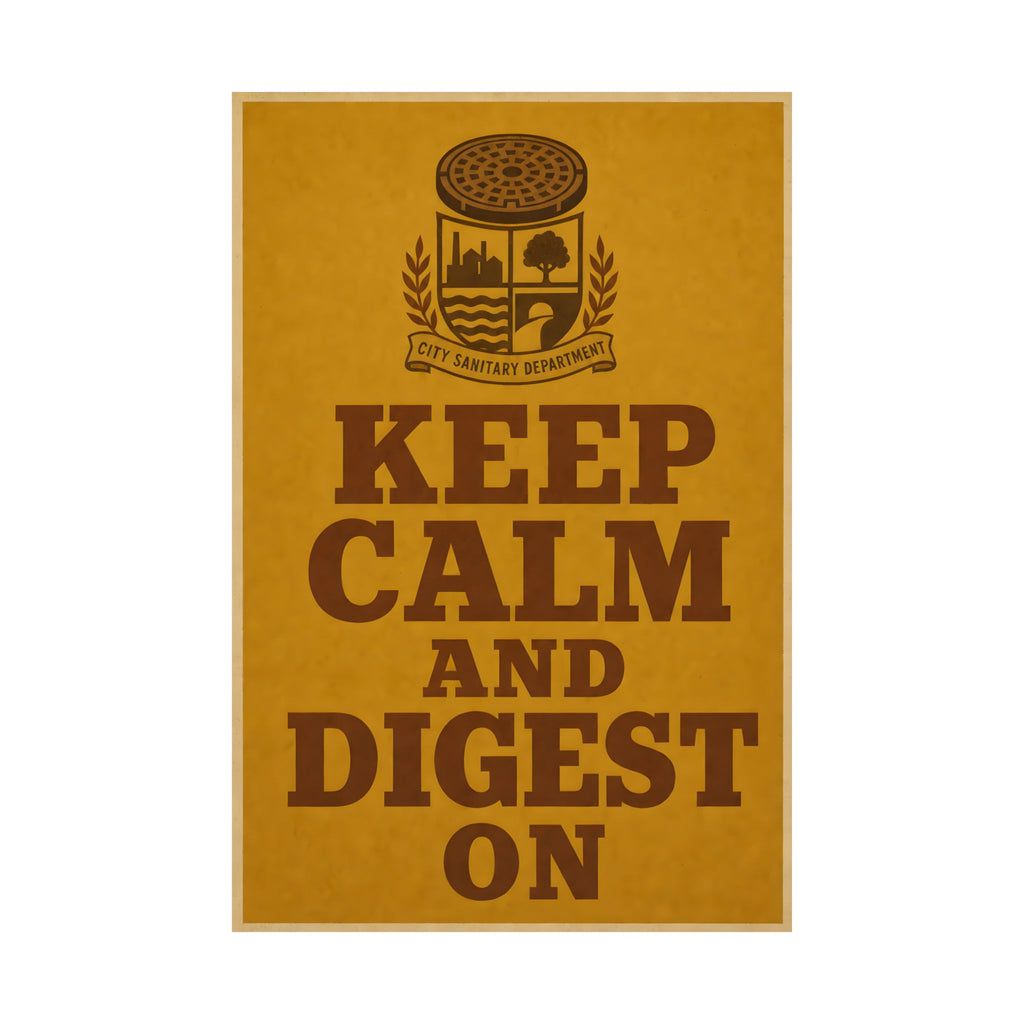 Poster No. 7 — Keep Calm and Digest On
