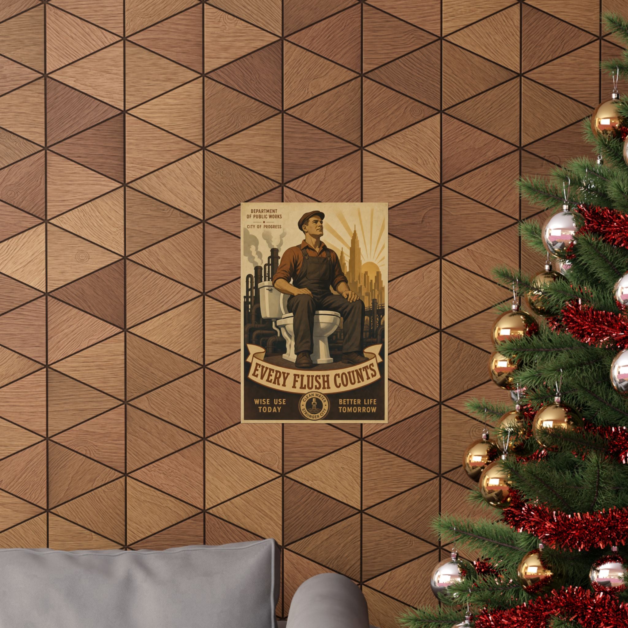 Poster No. 34 — Every Flush Counts