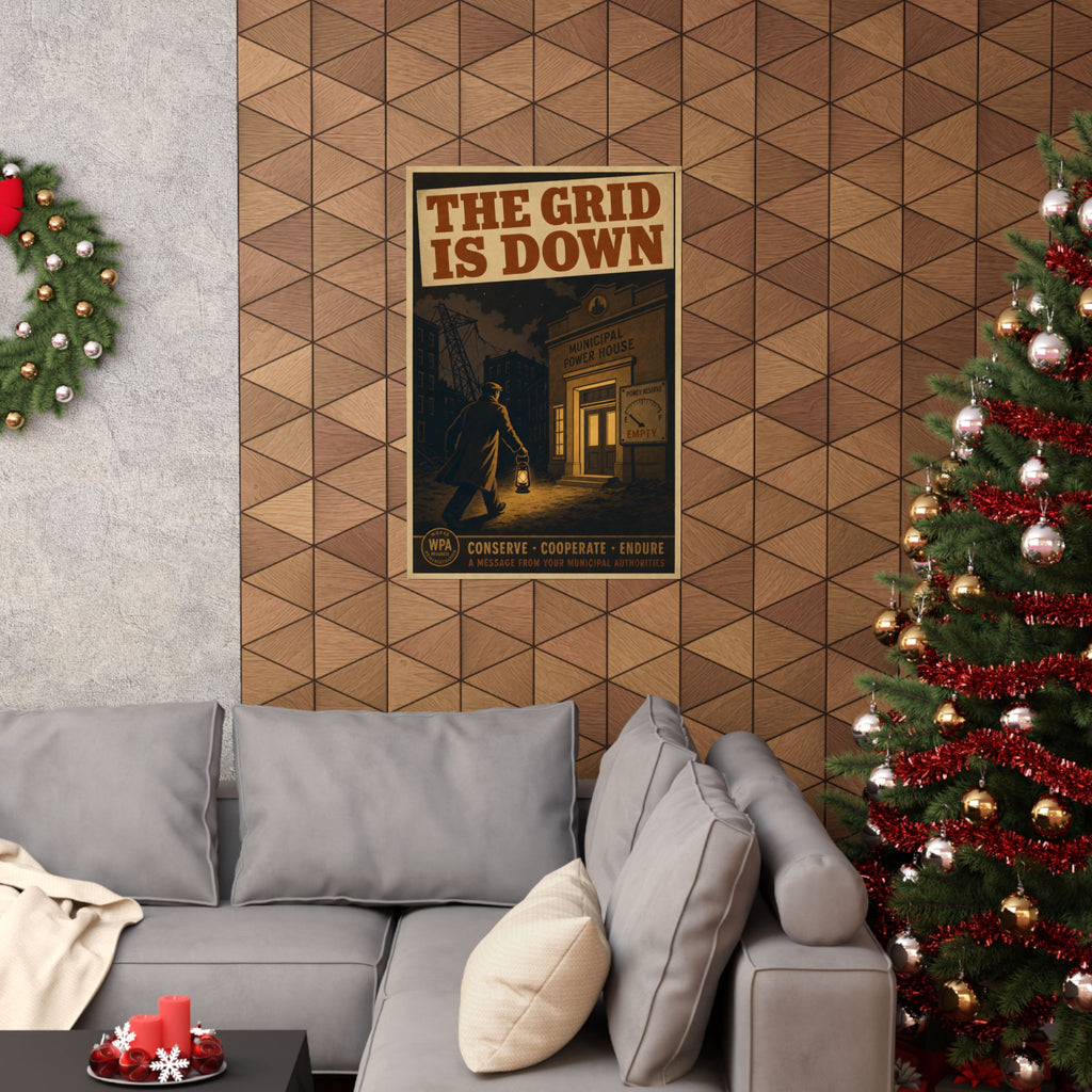 Poster No. 19 — The Grid Is Down. You Know What To Do.