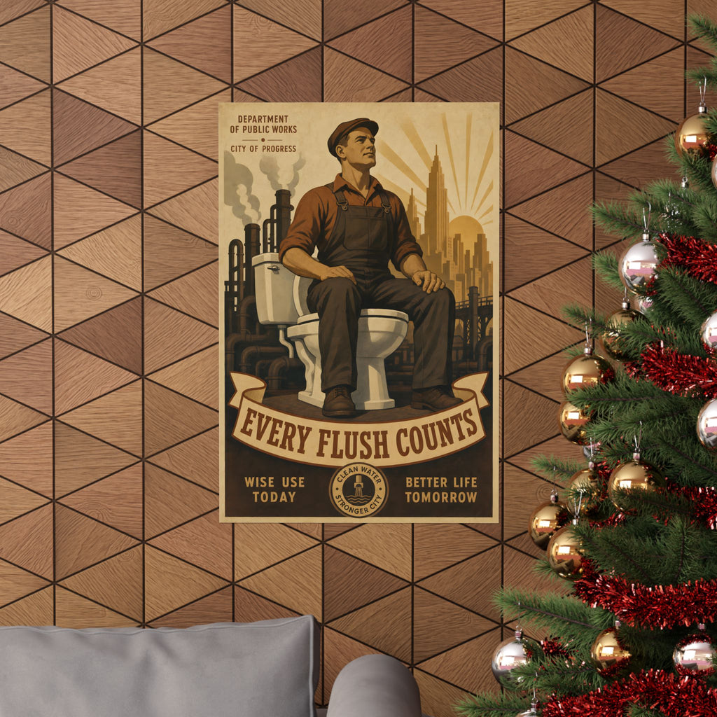 Poster No. 34 — Every Flush Counts