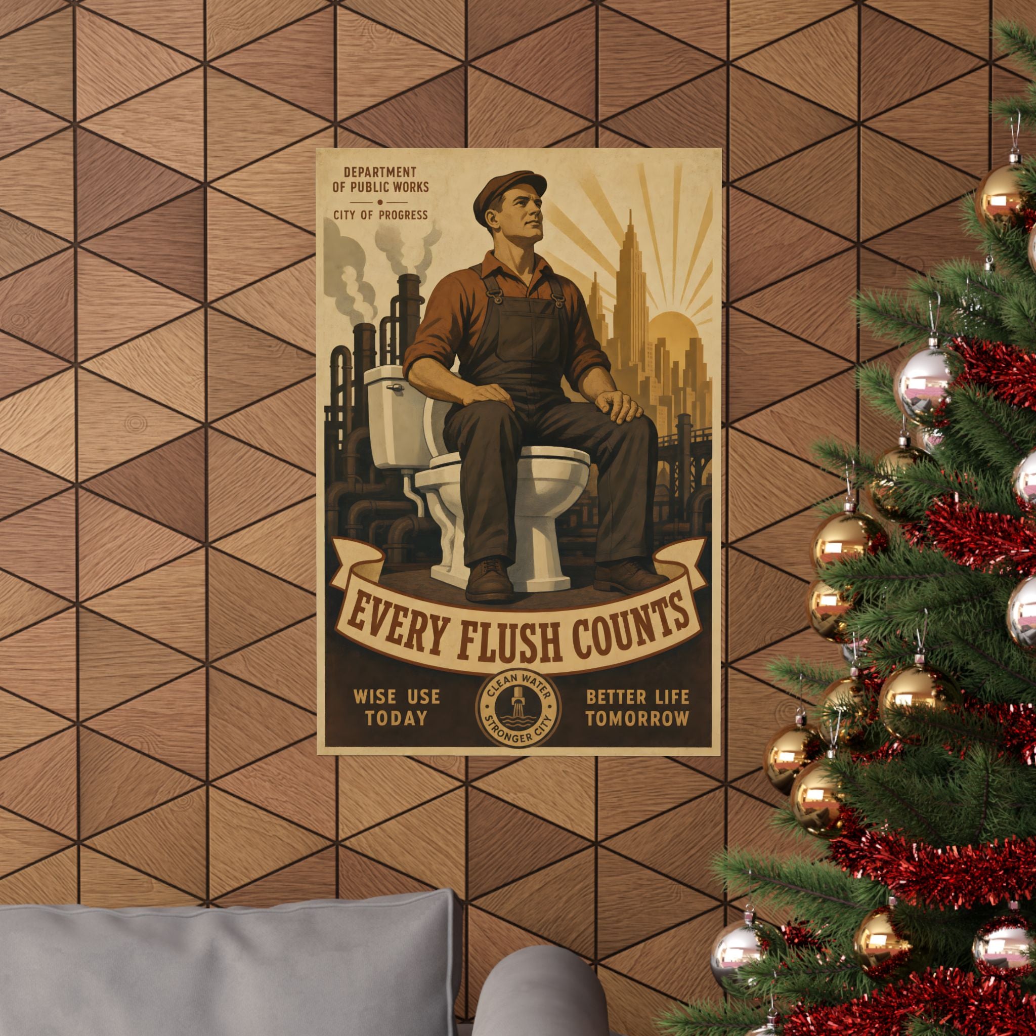Poster No. 34 — Every Flush Counts