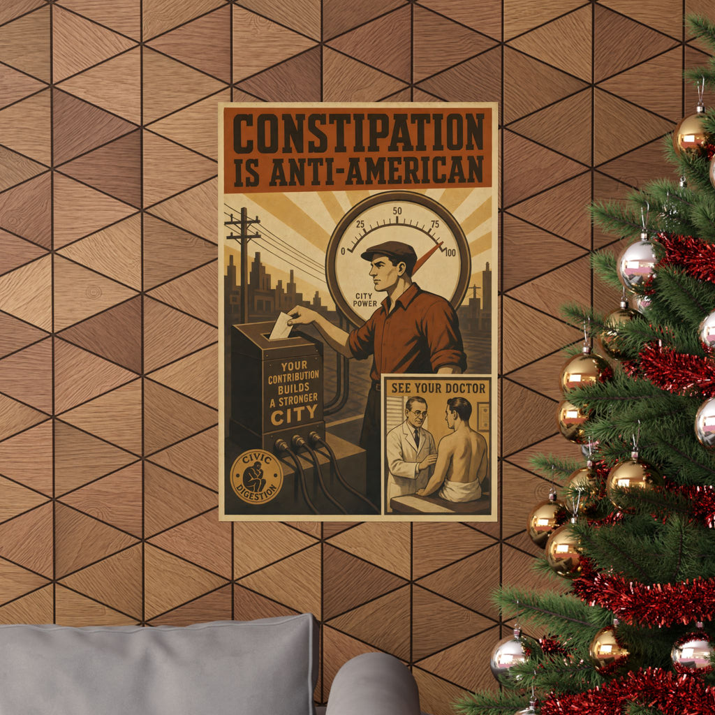 Poster No. 90 — Constipation Is Anti-American