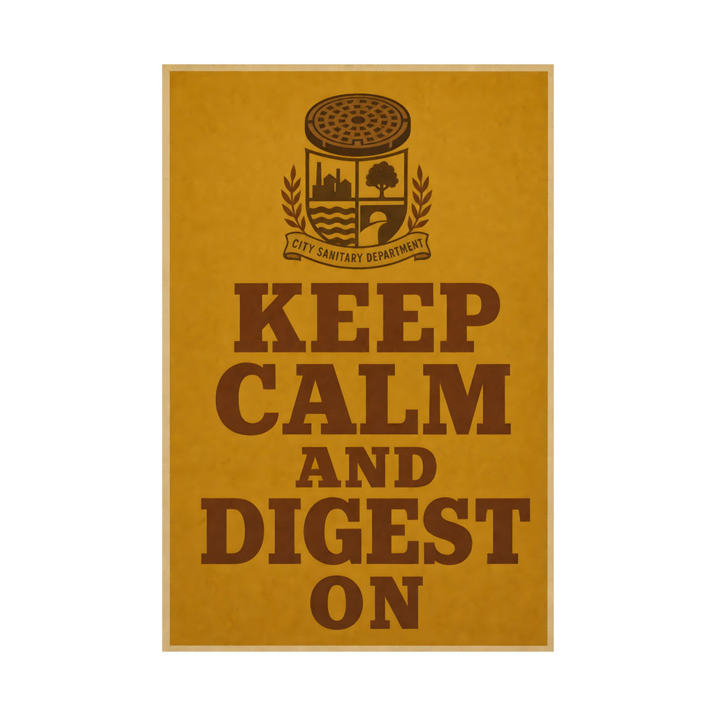 Poster No. 7 — Keep Calm and Digest On