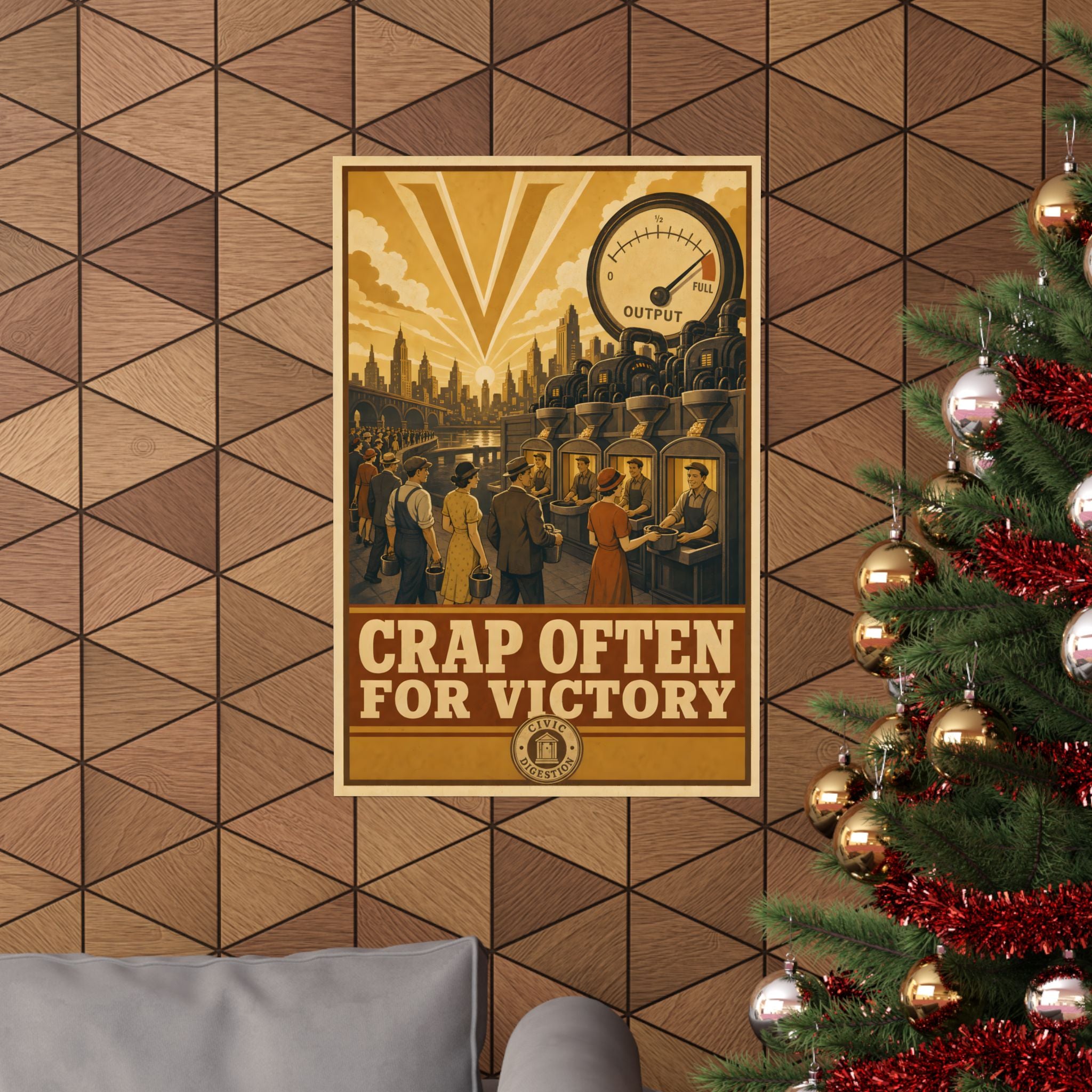Poster No. 45 — Crap Often For Victory