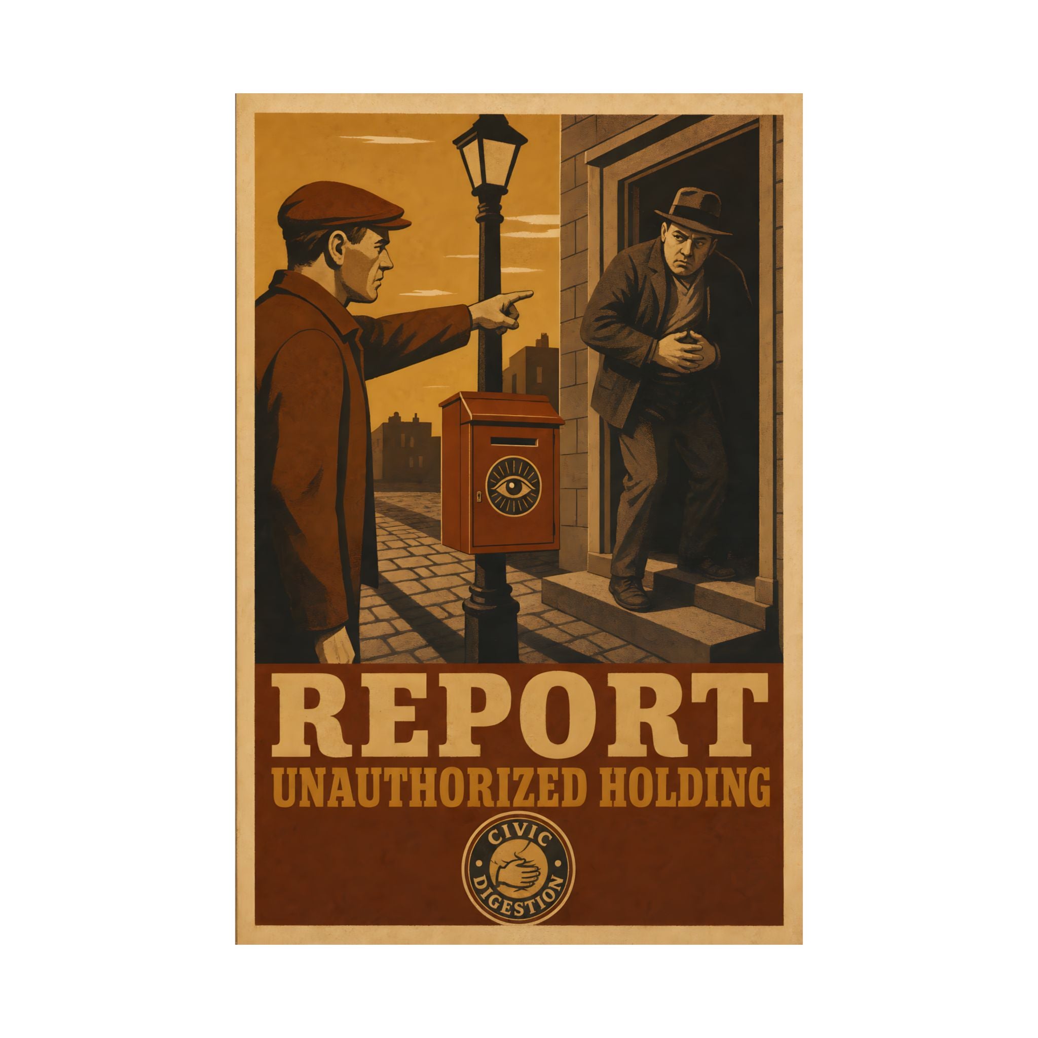 Poster No. 66 — Report Unauthorized Holding